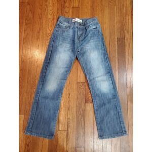 LEVIS 514 Denim Blue Jeans Boys Straight Leg Slim Fit Reg Size 10  25"x 25"